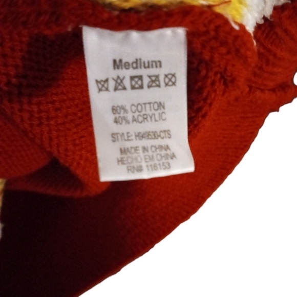 Musical-Lights Holiday Sweater Penguin & Tree plays Jingle Bells (instrumental)M - Picture 7 of 10